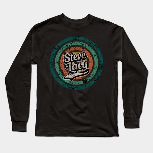 Steve Lacy // Retro Circle Crack Vintage Long Sleeve T-Shirt by People Mask